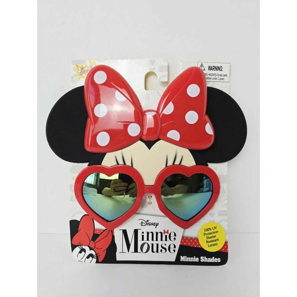 Sun-Staches Minnie Mouse Sunglasses Disney Costume Accessory New Kids